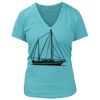 Women's Premium Deep V-Neck T-Shirt Thumbnail