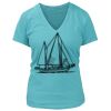 Women's Premium Deep V-Neck T-Shirt Thumbnail