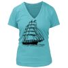 Women's Premium Deep V-Neck T-Shirt Thumbnail