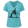 Women's Premium Deep V-Neck T-Shirt Thumbnail