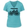 Women's Premium Deep V-Neck T-Shirt Thumbnail