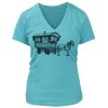 Women's Premium Deep V-Neck T-Shirt Thumbnail