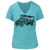 Women's Premium Deep V-Neck T-Shirt Thumbnail
