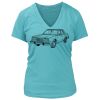 Women's Premium Deep V-Neck T-Shirt Thumbnail