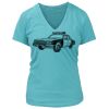Women's Premium Deep V-Neck T-Shirt Thumbnail