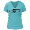 Women's Premium Deep V-Neck T-Shirt Thumbnail
