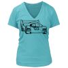 Women's Premium Deep V-Neck T-Shirt Thumbnail