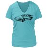 Women's Premium Deep V-Neck T-Shirt Thumbnail