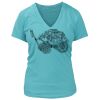 Women's Premium Deep V-Neck T-Shirt Thumbnail
