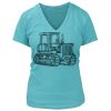 Women's Premium Deep V-Neck T-Shirt Thumbnail