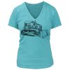 Women's Premium Deep V-Neck T-Shirt Thumbnail