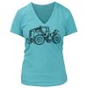 Women's Premium Deep V-Neck T-Shirt Thumbnail
