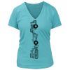 Women's Premium Deep V-Neck T-Shirt Thumbnail
