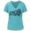 Women's Premium Deep V-Neck T-Shirt Thumbnail