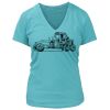 Women's Premium Deep V-Neck T-Shirt Thumbnail