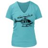 Women's Premium Deep V-Neck T-Shirt Thumbnail
