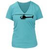 Women's Premium Deep V-Neck T-Shirt Thumbnail