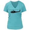 Women's Premium Deep V-Neck T-Shirt Thumbnail