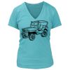 Women's Premium Deep V-Neck T-Shirt Thumbnail