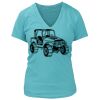 Women's Premium Deep V-Neck T-Shirt Thumbnail