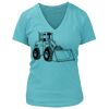 Women's Premium Deep V-Neck T-Shirt Thumbnail