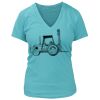Women's Premium Deep V-Neck T-Shirt Thumbnail