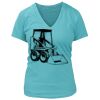 Women's Premium Deep V-Neck T-Shirt Thumbnail