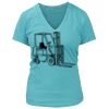 Women's Premium Deep V-Neck T-Shirt Thumbnail
