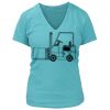 Women's Premium Deep V-Neck T-Shirt Thumbnail