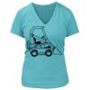 Women's Premium Deep V-Neck T-Shirt Thumbnail