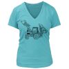 Women's Premium Deep V-Neck T-Shirt Thumbnail