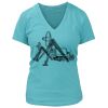 Women's Premium Deep V-Neck T-Shirt Thumbnail
