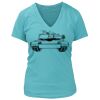 Women's Premium Deep V-Neck T-Shirt Thumbnail