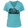 Women's Premium Deep V-Neck T-Shirt Thumbnail