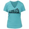Women's Premium Deep V-Neck T-Shirt Thumbnail