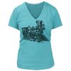 Women's Premium Deep V-Neck T-Shirt Thumbnail