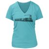 Women's Premium Deep V-Neck T-Shirt Thumbnail