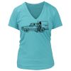 Women's Premium Deep V-Neck T-Shirt Thumbnail