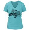 Women's Premium Deep V-Neck T-Shirt Thumbnail