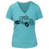 Women's Premium Deep V-Neck T-Shirt Thumbnail