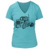 Women's Premium Deep V-Neck T-Shirt Thumbnail