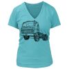 Women's Premium Deep V-Neck T-Shirt Thumbnail