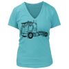 Women's Premium Deep V-Neck T-Shirt Thumbnail