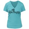 Women's Premium Deep V-Neck T-Shirt Thumbnail