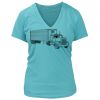 Women's Premium Deep V-Neck T-Shirt Thumbnail