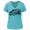 Women's Premium Deep V-Neck T-Shirt Thumbnail