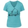 Women's Premium Deep V-Neck T-Shirt Thumbnail