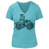 Women's Premium Deep V-Neck T-Shirt Thumbnail