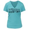 Women's Premium Deep V-Neck T-Shirt Thumbnail