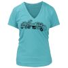 Women's Premium Deep V-Neck T-Shirt Thumbnail